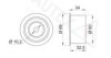 AUTEX 651652 Deflection/Guide Pulley, timing belt